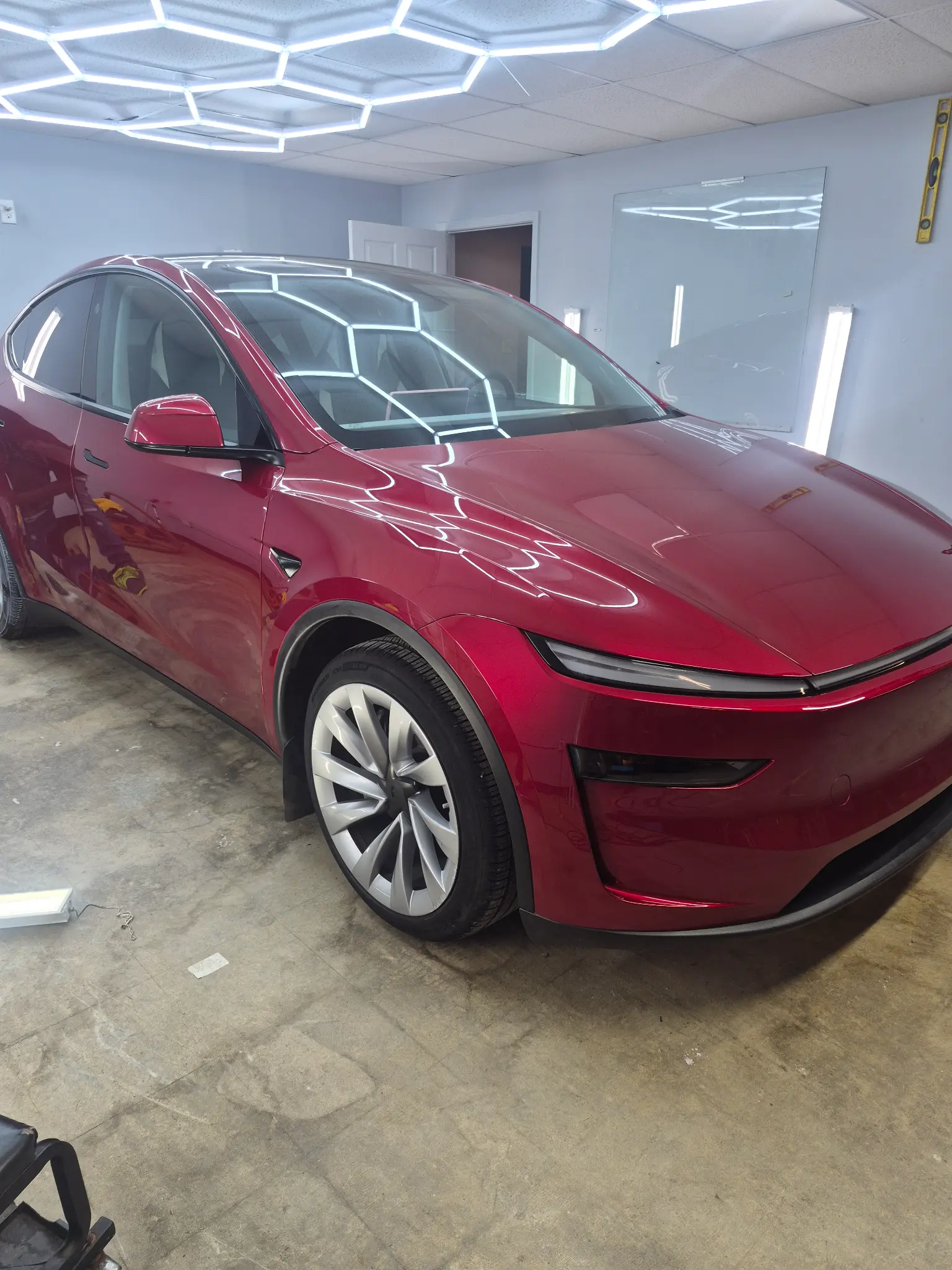 Gloss-focused coating result on a Customer vehicle after protection work